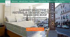 Desktop Screenshot of naturallyorganicsleep.com